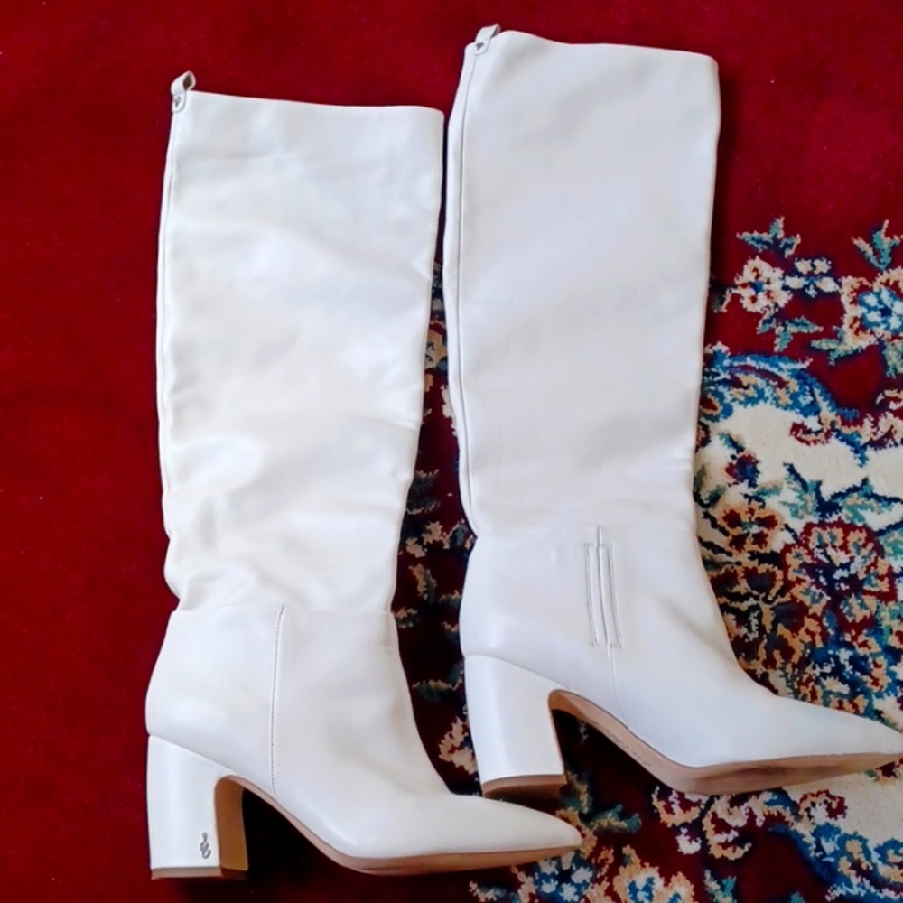 Sam Edelman  Size 11 leather knee  high  boots